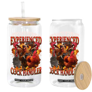 Funny Experienced Cock Handler Glass Can Inappropriate Adult Humor Chicken TS11 Print Your Wear