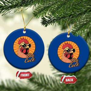 Funny Big Cock Chicken Ceramic Ornament Raunchy Inappropriate Adult Humor TS11 1pc Blue Print Your Wear