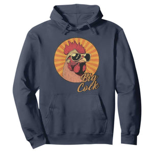 Funny Big Cock Chicken Hoodie Raunchy Inappropriate Adult Humor TS11 Navy Print Your Wear