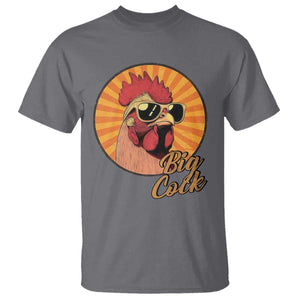 Funny Big Cock Chicken T Shirt Raunchy Inappropriate Adult Humor TS11 Charcoal Print Your Wear