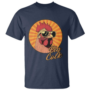 Funny Big Cock Chicken T Shirt Raunchy Inappropriate Adult Humor TS11 Navy Print Your Wear