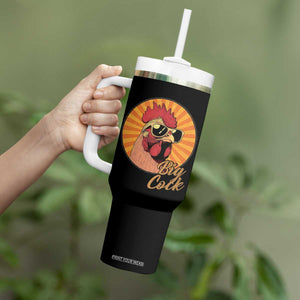 Funny Big Cock Chicken Tumbler With Handle Raunchy Inappropriate Adult Humor TS11 Print Your Wear