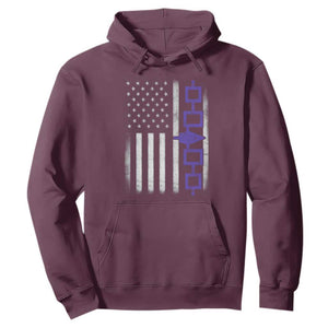 Haudenosaunee Iroquois USA Flag Native American Hoodie TS11 Maroon Print Your Wear