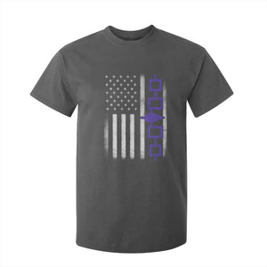 Haudenosaunee Iroquois USA Flag Native American T Shirt For Kid TS11 Dark Heather Print Your Wear