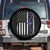 Haudenosaunee Iroquois USA Flag Native American Spare Tire Cover TS11 No hole Black Print Your Wear