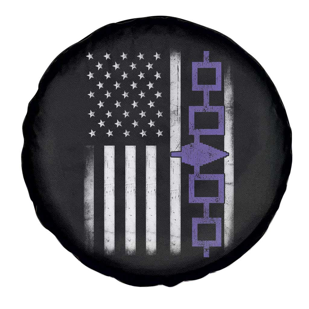 Haudenosaunee Iroquois USA Flag Native American Spare Tire Cover TS11 Print Your Wear