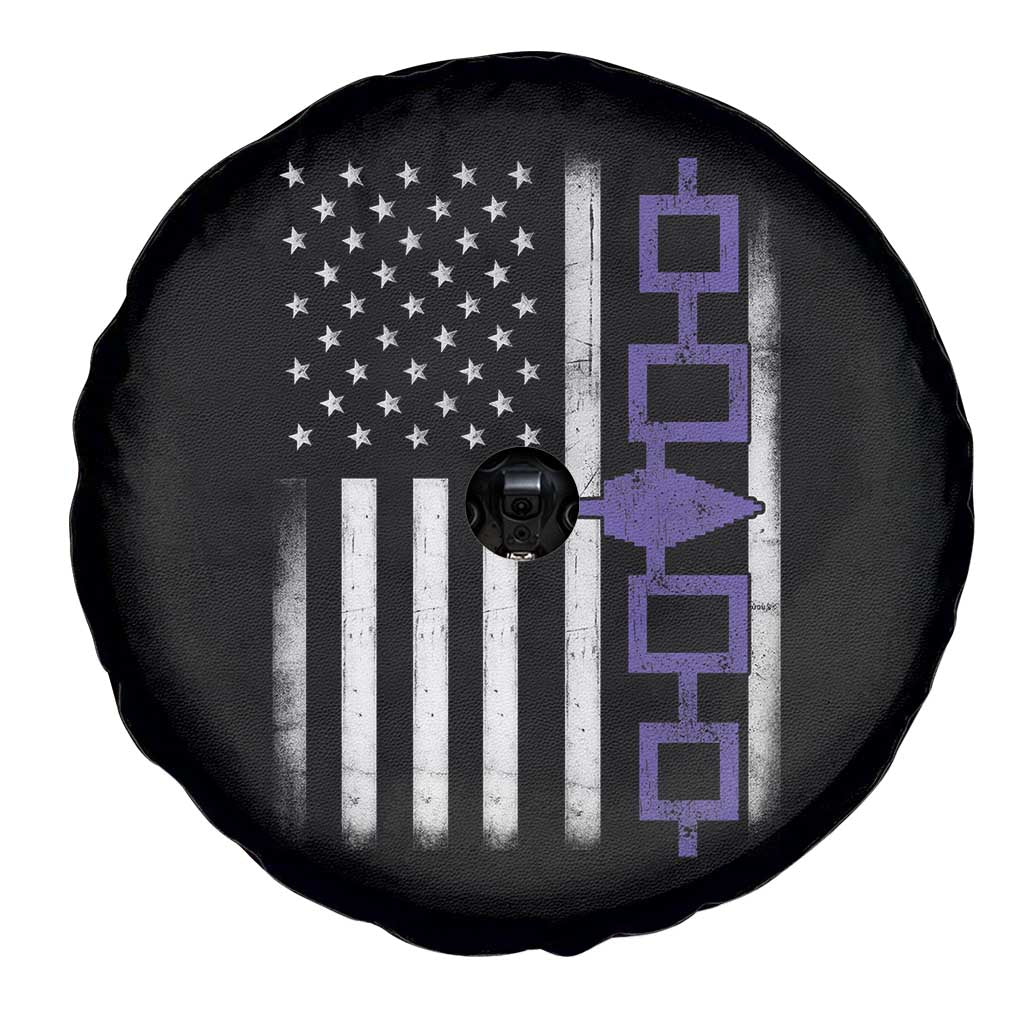 Haudenosaunee Iroquois USA Flag Native American Spare Tire Cover TS11 Print Your Wear