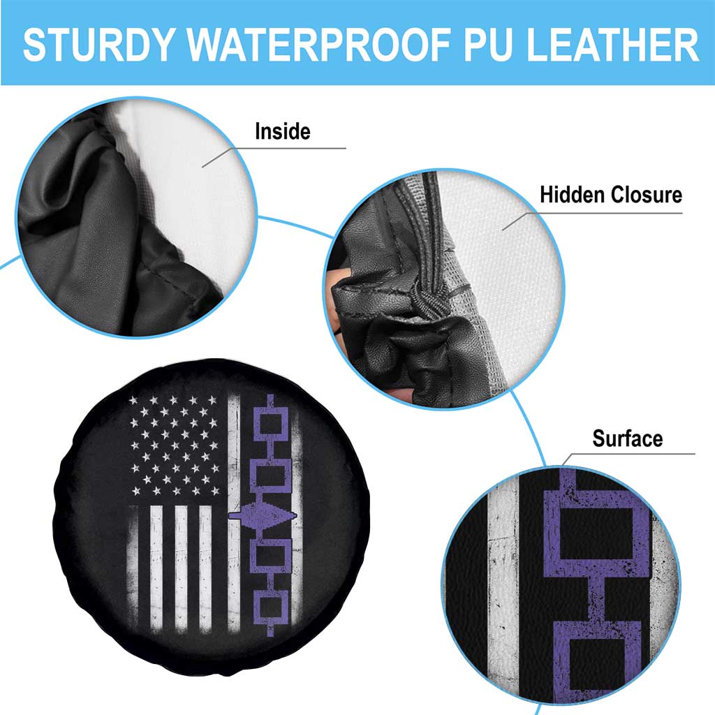Haudenosaunee Iroquois USA Flag Native American Spare Tire Cover TS11 Print Your Wear