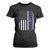 Haudenosaunee Iroquois USA Flag Native American T Shirt For Women - Print Your Wear