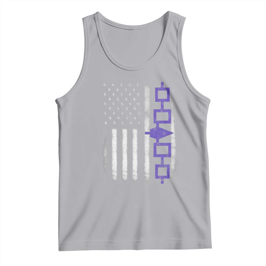 Haudenosaunee Iroquois USA Flag Native American Tank Top TS11 Athletic Heather Print Your Wear