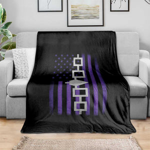Haudenosaunee Iroquois Pride USA Flag Native American Throw Blanket TS11 Print Your Wear