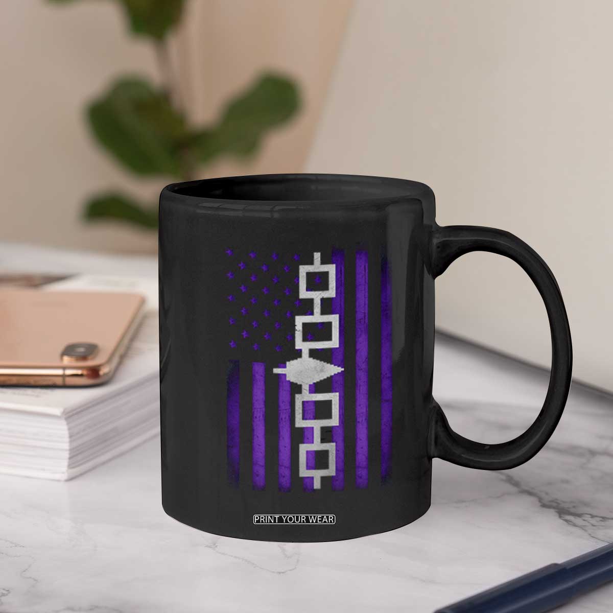 Haudenosaunee Iroquois Pride USA Flag Native American Coffee Mug TS11 Print Your Wear