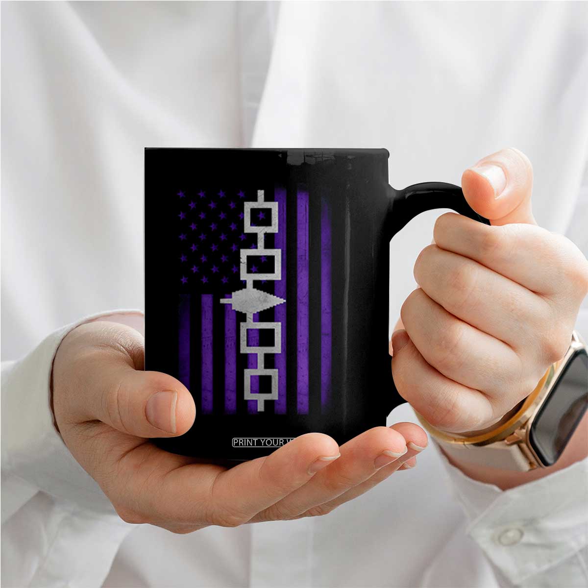 Haudenosaunee Iroquois Pride USA Flag Native American Coffee Mug TS11 Print Your Wear