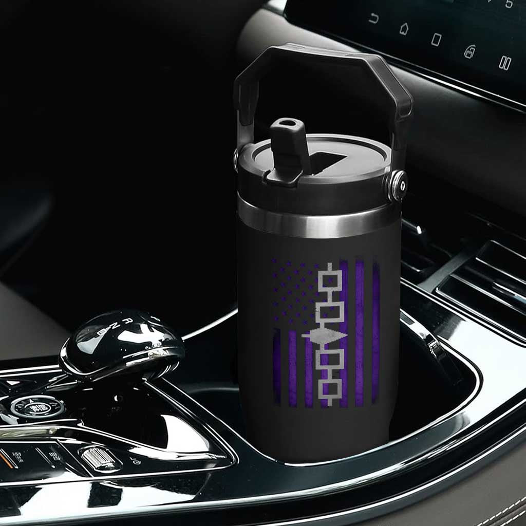 Haudenosaunee Iroquois Pride USA Flag Native American Flip Straw Tumbler TS11 Print Your Wear