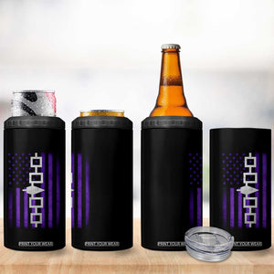 Haudenosaunee Iroquois Pride USA Flag Native American 4 in 1 Can Cooler Tumbler TS11 Print Your Wear
