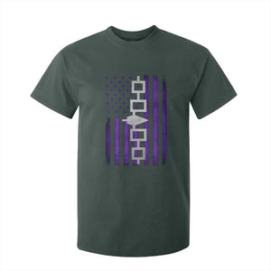 Haudenosaunee Iroquois Pride USA Flag Native American T Shirt For Kid TS11 Dark Forest Green Print Your Wear