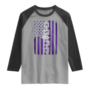 Haudenosaunee Iroquois Pride USA Flag Native American Raglan Shirt TS11 Sport Gray Black Print Your Wear