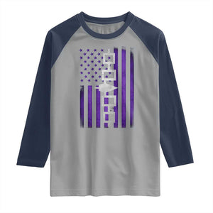 Haudenosaunee Iroquois Pride USA Flag Native American Raglan Shirt TS11 Sport Gray Navy Print Your Wear