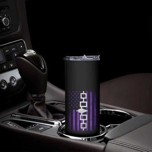 Haudenosaunee Iroquois Pride USA Flag Native American Skinny Tumbler TS11 Print Your Wear