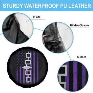 Haudenosaunee Iroquois Pride USA Flag Native American Spare Tire Cover TS11 Print Your Wear