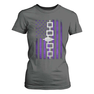 Haudenosaunee Iroquois Pride USA Flag Native American T Shirt For Women TS11 Dark Heather Print Your Wear