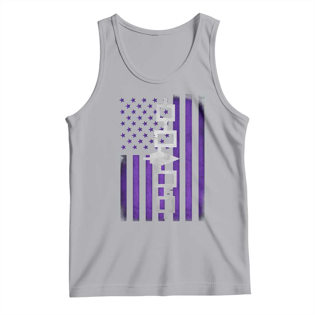 Haudenosaunee Iroquois Pride USA Flag Native American Tank Top TS11 Athletic Heather Print Your Wear