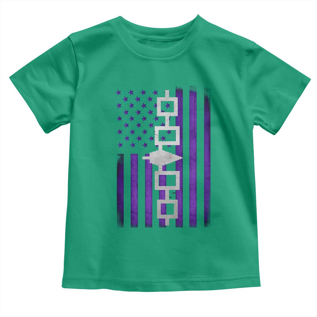 Haudenosaunee Iroquois Pride USA Flag Native American Toddler T Shirt TS11 Irish Green Print Your Wear