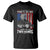 Funny Trump Fishing T Shirt Mines So Big I Have To Use Two Hands American Flag TS11 Black Print Your Wear