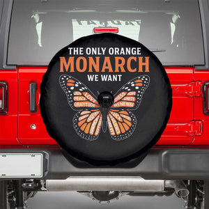 The Only Orange Monarch We Want Spare Tire Cover Monarch Butterfly TS11 Black Print Your Wear