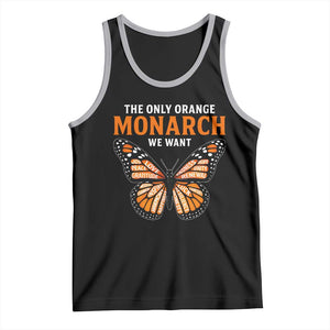 The Only Orange Monarch We Want Tank Top Monarch Butterfly TS11 Black Athletic Heather Print Your Wear