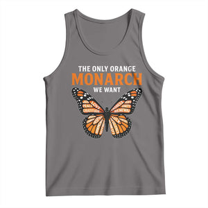 The Only Orange Monarch We Want Tank Top Monarch Butterfly TS11 Deep Heather Print Your Wear