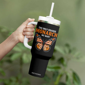 The Only Orange Monarch We Want Tumbler With Handle Monarch Butterfly TS11 Print Your Wear