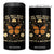 We Only Need One Monarch And Its A Butterfly 4 in 1 Can Cooler Tumbler Retro Flowers TS11 One Size: 16 oz Black Print Your Wear