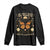 We Only Need One Monarch And Its A Butterfly Long Sleeve Shirt Retro Flowers TS11 Black Print Your Wear
