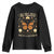 We Only Need One Monarch And Its A Butterfly Youth Sweatshirt Retro Flowers TS11 Black Print Your Wear