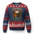 We Only Need One Monarch And Its A Butterfly Ugly Christmas Sweater Retro Peace Sign Flowers - Print Your Wear