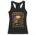 We Only Need One Monarch And Its A Butterfly Racerback Tank Top Retro Peace Sign Flowers TS11 Black Print Your Wear