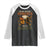 We Only Need One Monarch And Its A Butterfly Raglan Shirt Retro Peace Sign Flowers TS11 Black White Print Your Wear