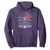 American Grown With Iroquois Roots Hoodie Tree USA Flag TS11 Purple Print Your Wear