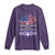 American Grown With Iroquois Roots Long Sleeve Shirt Tree USA Flag TS11 Purple Print Your Wear