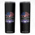 American Grown With Iroquois Roots Skinny Tumbler Tree USA Flag TS11 Black Print Your Wear