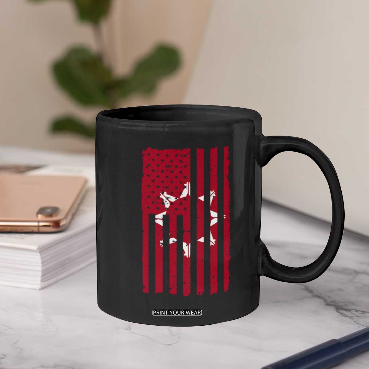 Oglala Lakota Sioux USA Flag Native American Coffee Mug TS11 Print Your Wear