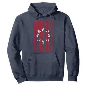 Oglala Lakota Sioux USA Flag Native American Hoodie TS11 Navy Print Your Wear