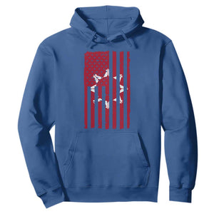 Oglala Lakota Sioux USA Flag Native American Hoodie TS11 Royal Blue Print Your Wear