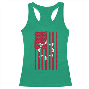 Oglala Lakota Sioux USA Flag Native American Racerback Tank Top TS11 Irish Green Print Your Wear