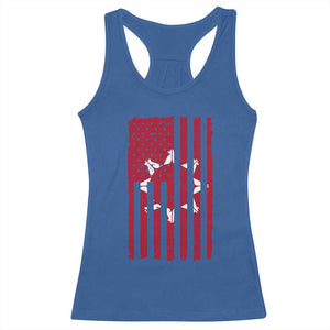 Oglala Lakota Sioux USA Flag Native American Racerback Tank Top TS11 Royal Blue Print Your Wear