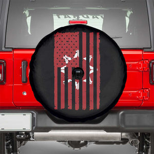 Oglala Lakota Sioux USA Flag Native American Spare Tire Cover TS11 Black Print Your Wear