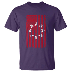 Oglala Lakota Sioux USA Flag Native American T Shirt TS11 Purple Print Your Wear