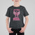 Breast Cancer Awareness T Shirt For Kid My Hero Is Now My Angel Pink Ribbon Wings Heart TS11 Black Print Your Wear