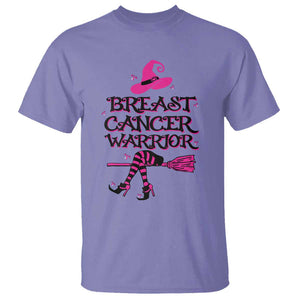 Breast Cancer Warrior Witch T Shirt Hat Shoes Broom Pink Ribbon Witchy Vibe TS11 Violet Print Your Wear